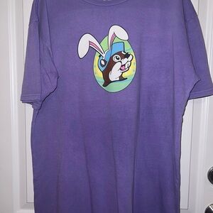 Purple Graphic Short Sleeve Tee
